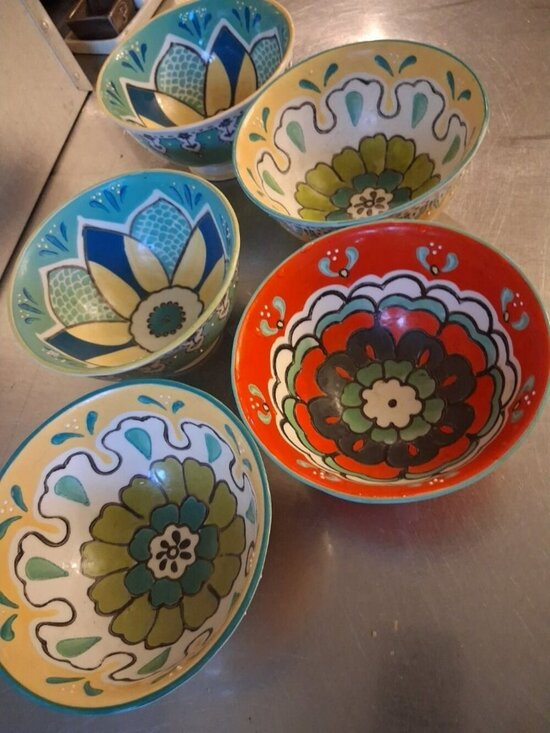 Anthropologie Other - Anthropologie Elka Ayaka Bowls X 5